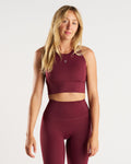 Endura-Train™ Longline Bra - Merlot